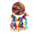 Handmade Dream Catchers with Metal Bell Multicolour