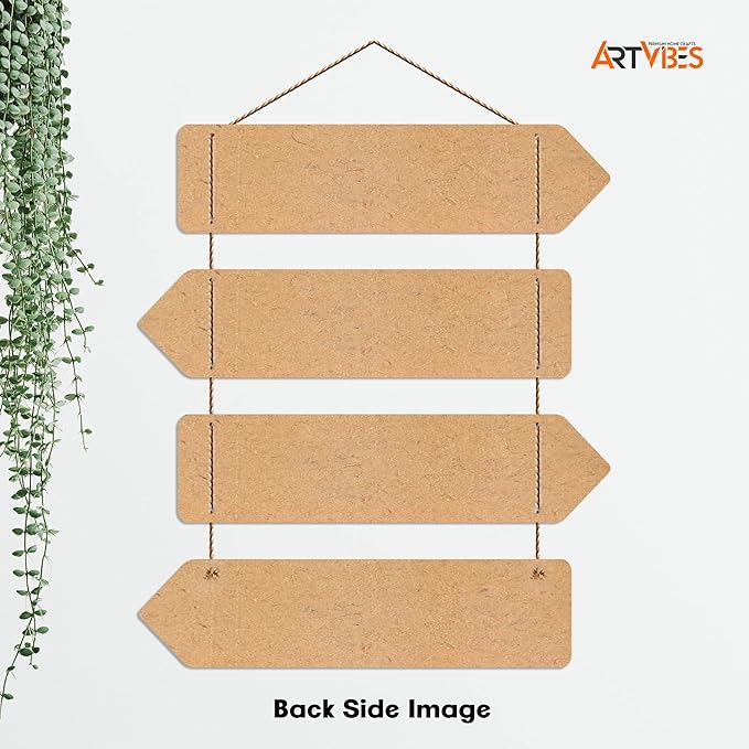 Artvibes Motivational Quotes Wall Hanger for Home Decor | Mdf Wall Decoration | Modern Wooden Wall Art