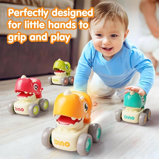 Kidology Dinosaur Cars Set Multicolor