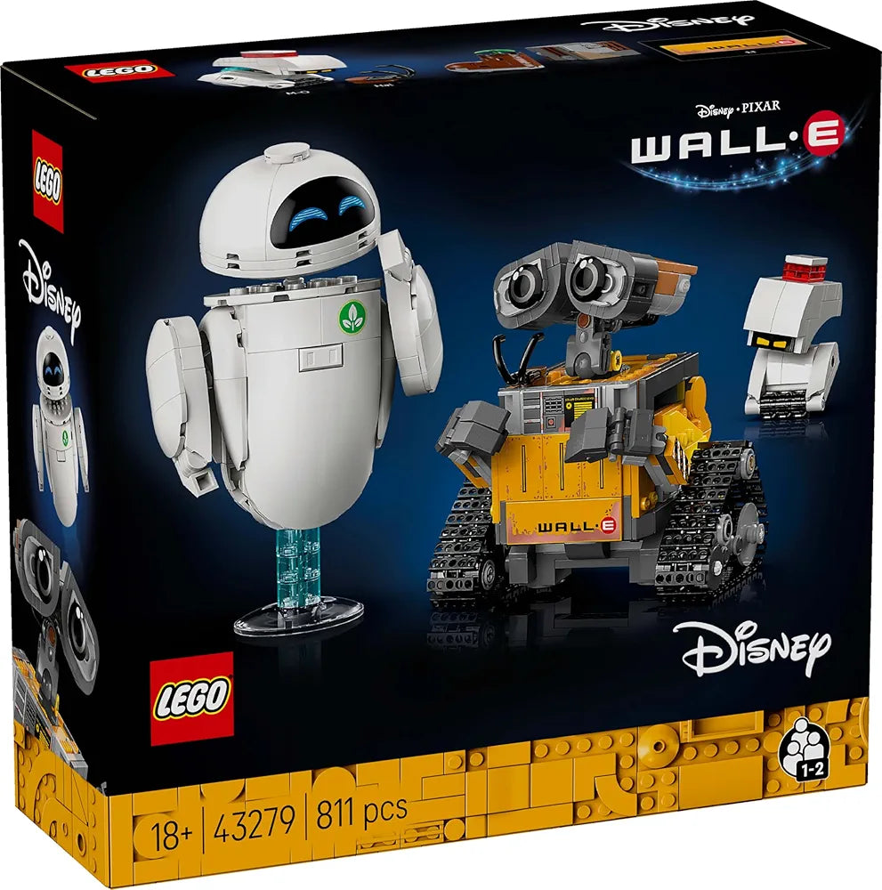 Lego ǀ Disney and Pixar Wall-E and EVE Animated Movie 43279 Building Set for Adults -Age 18+