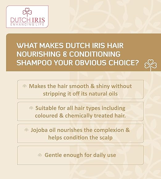 Dutch Iris Hair Nourishing & Conditioning Shampoo - 250 Ml