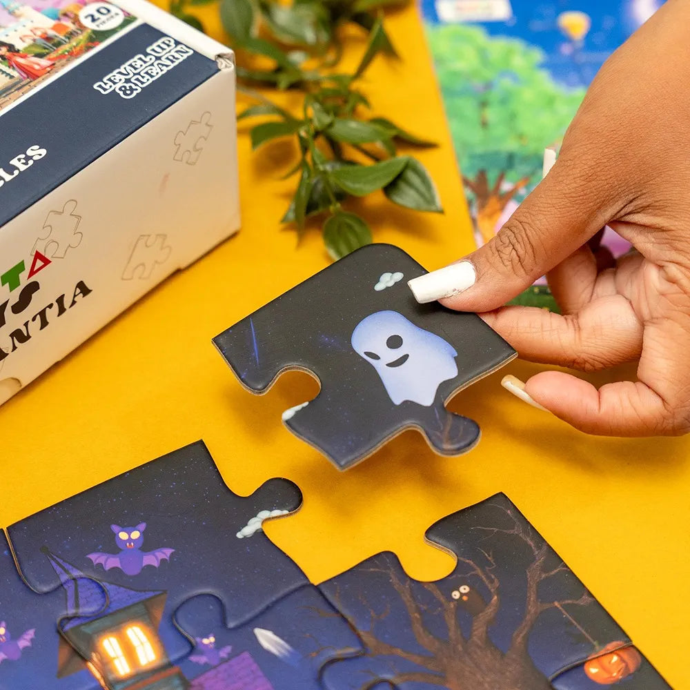 Nesta Toys Floor Puzzle & Game 4 in 1 Jigsaw Puzzle Enchantia Educational Toy, Gifts for Boys & Girls Ages 2, 3, 4, 5, 6 Years