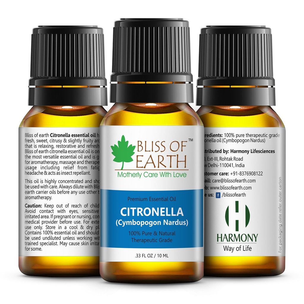 Bliss of Earthï¿½ 100% Pure Citronella Essential Oil, 10ml