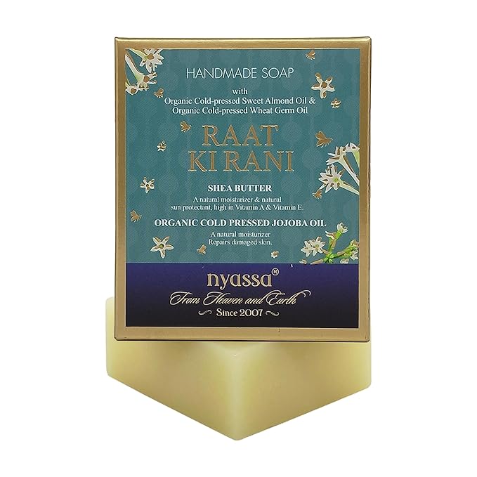 Nyassa Raat Ki Raani Natural Handmade Bathing Soap - 150 Gms