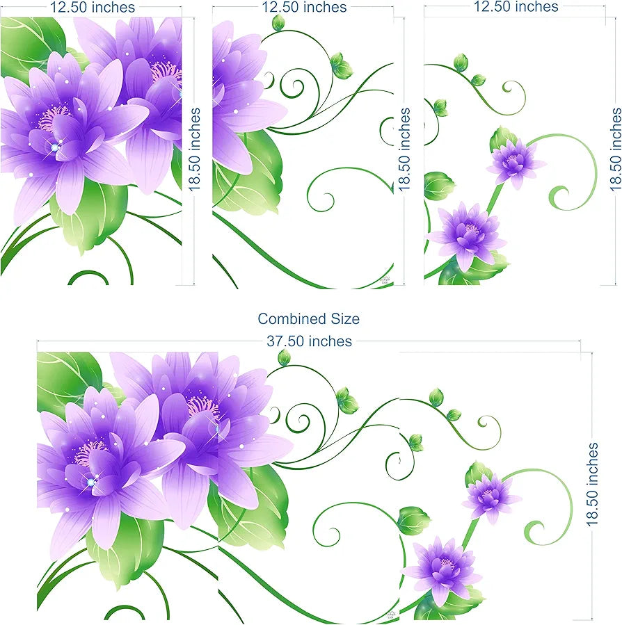 Rangoli MDF 3 Pcs Wall Poster 12x18 Inch Decorative Wall Art P-4 Design-16