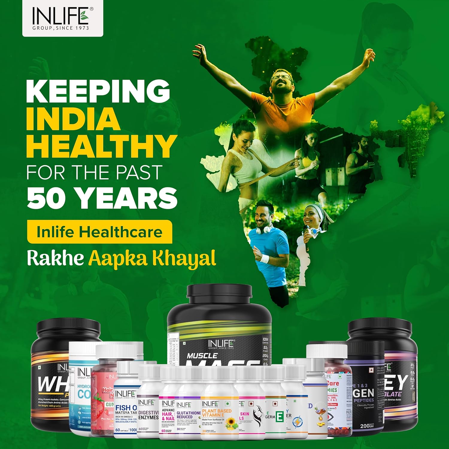 INLIFE Ginkgo Biloba Extract Capsules 120mg | Herbal Supplement | Memory Support - 60 Vegetarian Capsules (Pack of 1, 60)