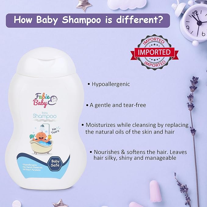 Fabie Baby Imported Shampoo for Kids - 250 Ml