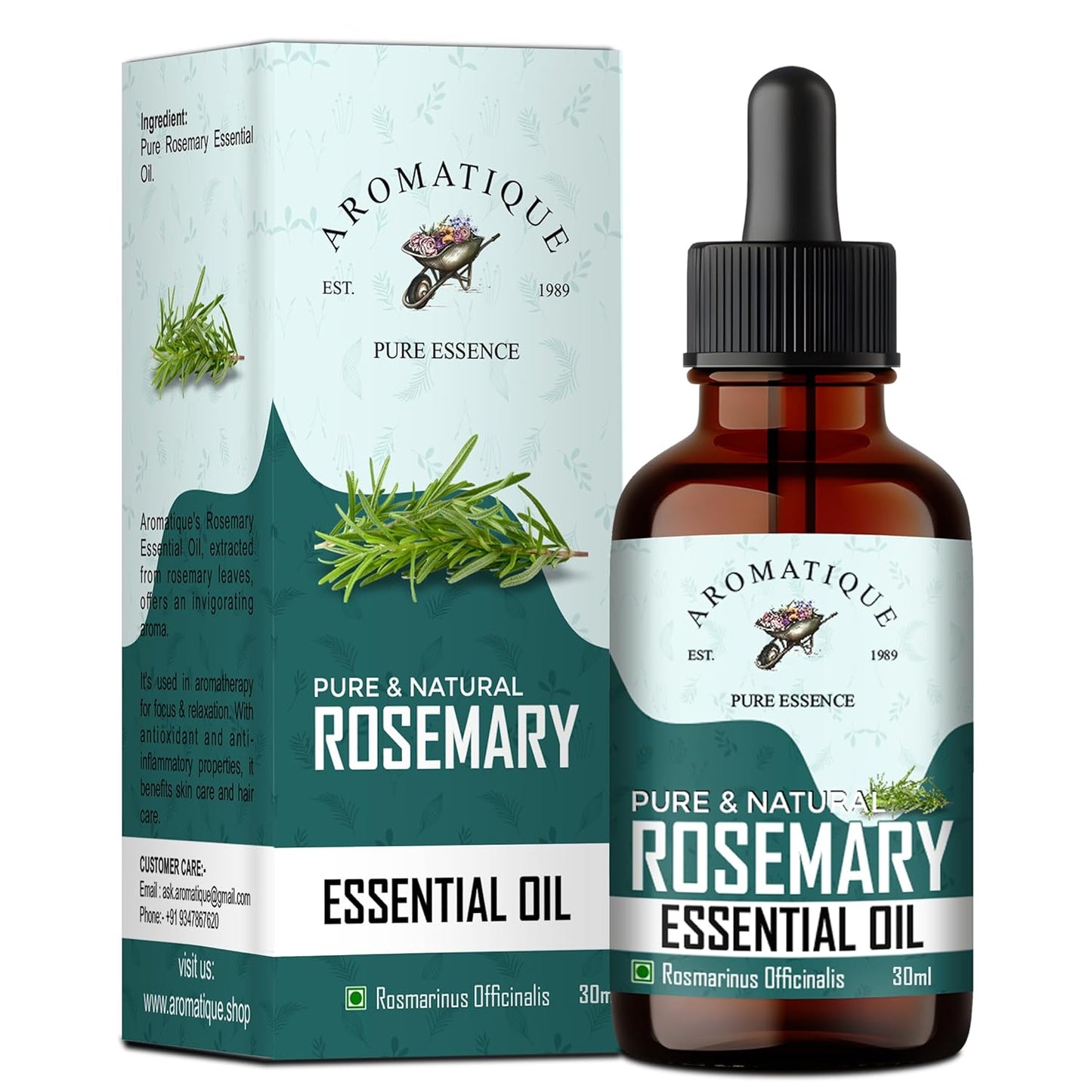 Aromatique Rosemary Essential Oil for Hair - 30 ml