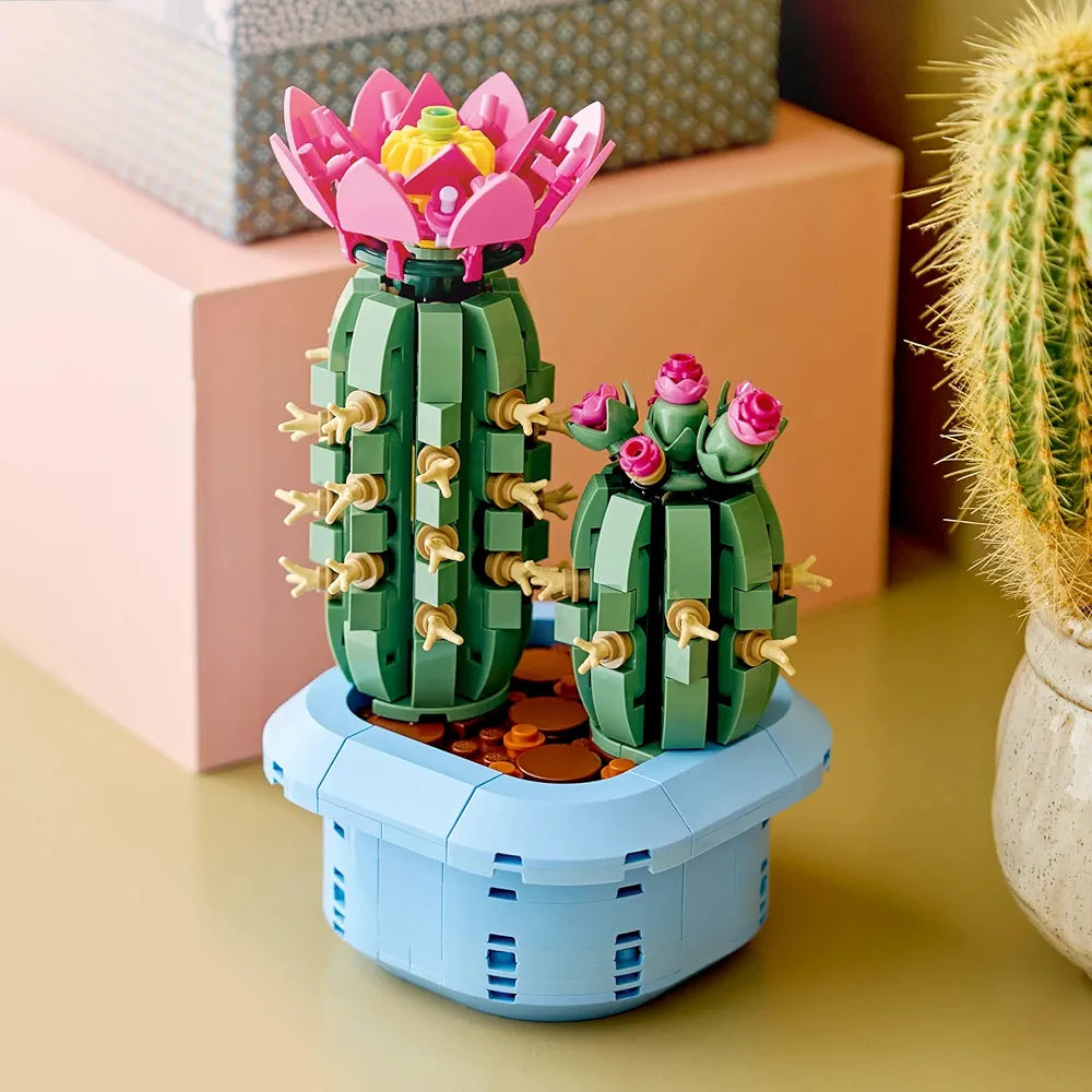 Lego Botanicals Flowering Cactus - Plants Decor - Building Set for Kids Ages 9 and Up - 11509