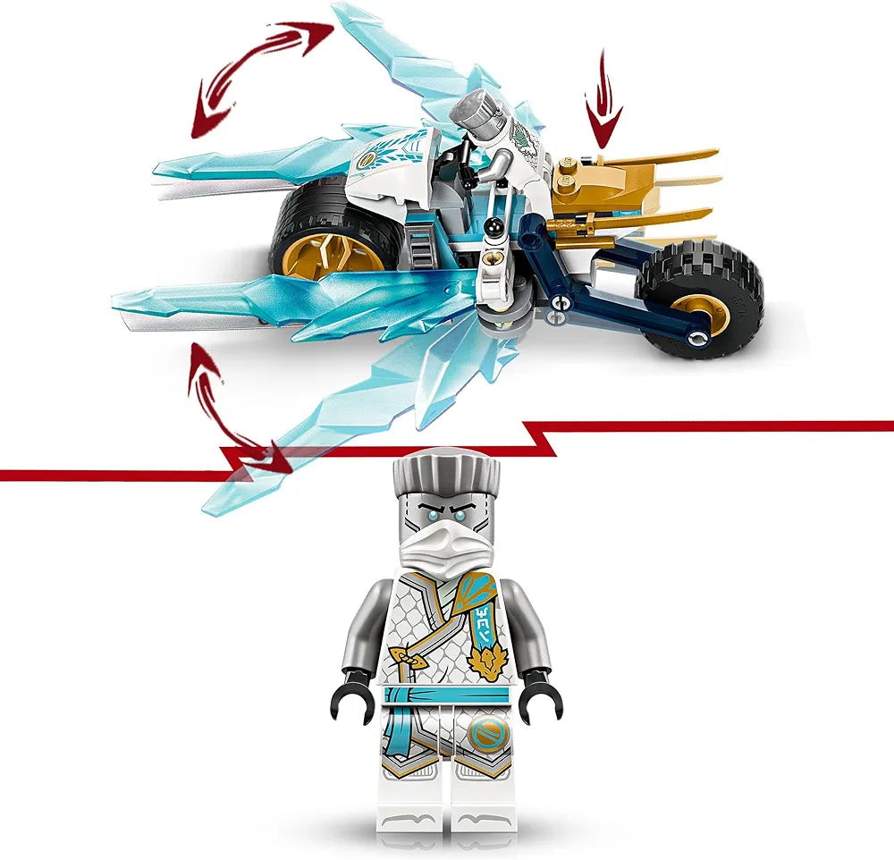 Lego NINJAGO Zane’s Ice Motorcycle Toy Set 71816 Building Blocks for 18+ Gift