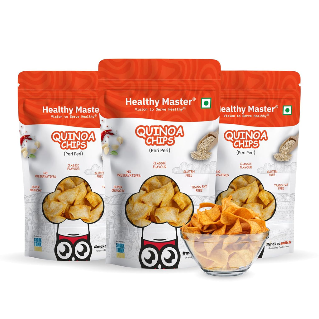 Healthy Master Quinoa Chips - 100 gms (Pack of 3)