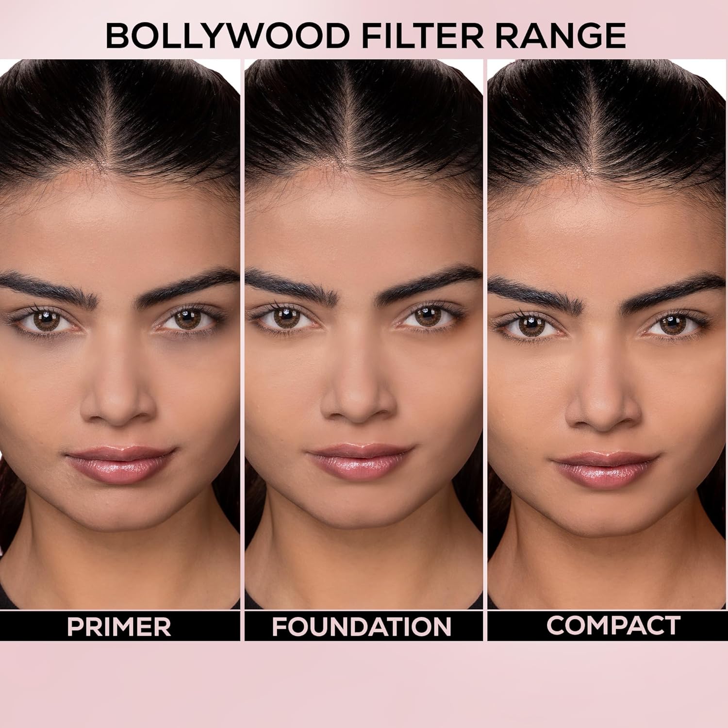 RENEE Bollywood Filter Blurring Compact - Mocha Mirage | Pore Minimising, Matte Finish, Full Coverage, Rich Pay-off | Blurs Pores & Blemishes | 9g