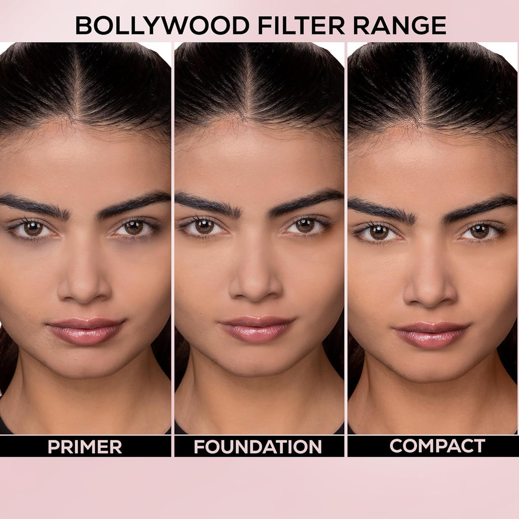 RENEE Bollywood Filter Blurring Compact - Maple Drape | Pore Minimising, Matte Finish, Full Coverage, Rich Pay-off | Blurs Pores & Blemishes | 9g
