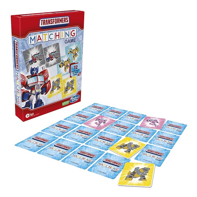 Hasbro Gaming Transformers Matching Game for Kids