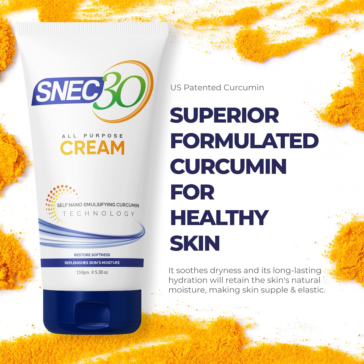 Snec30 Curcumin All Purpose Cream - 150 Gms