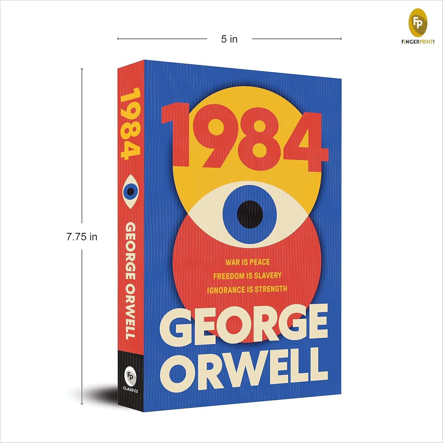 1984 by George Orwell | A Timeless Tale of Surveillance, Power & Rebellion | Classic Literature Bestseller | Must-Read Dystopian Fiction
