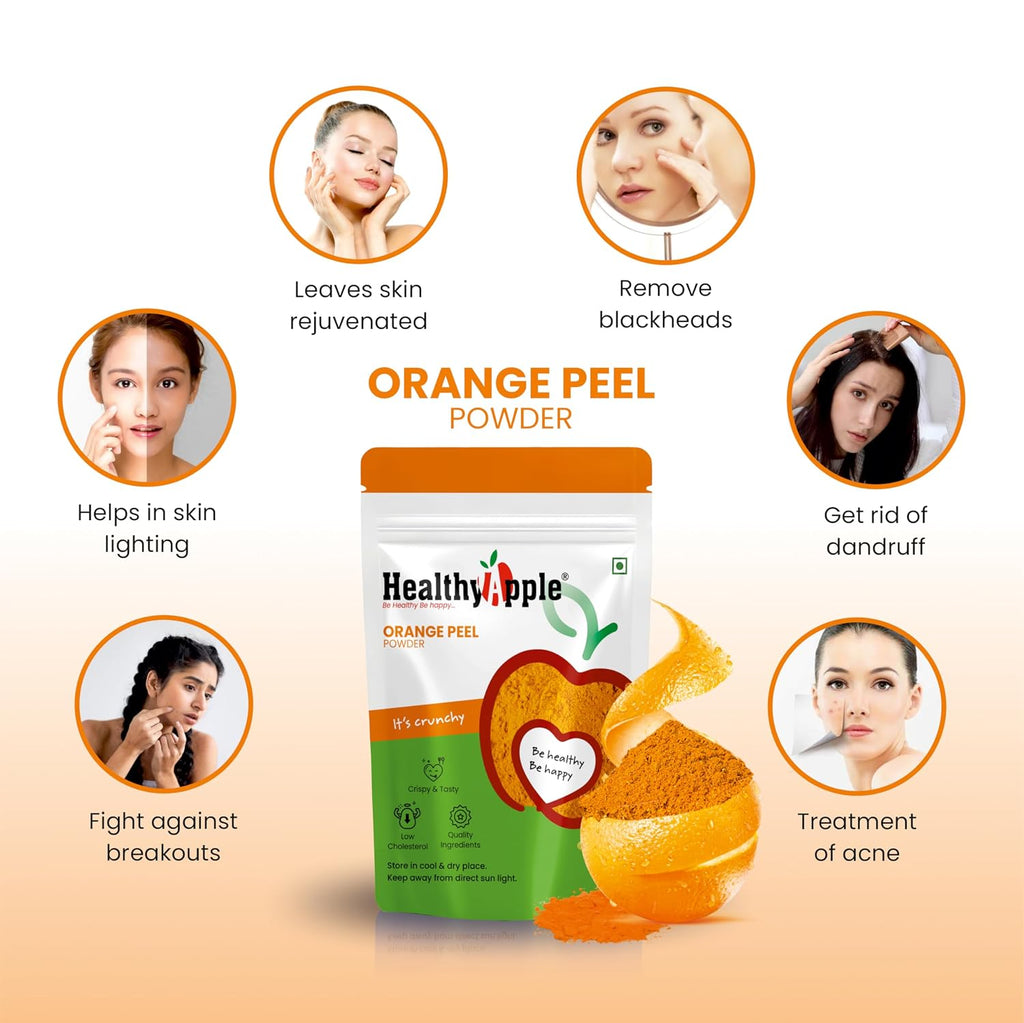 Healthy Apple Orange peel powder 100Gm