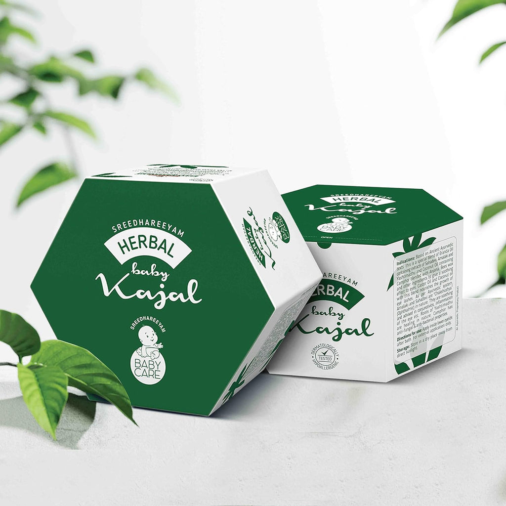 Sreedhareeyam Ayurveda Herbal Baby Kajal - 3 gms