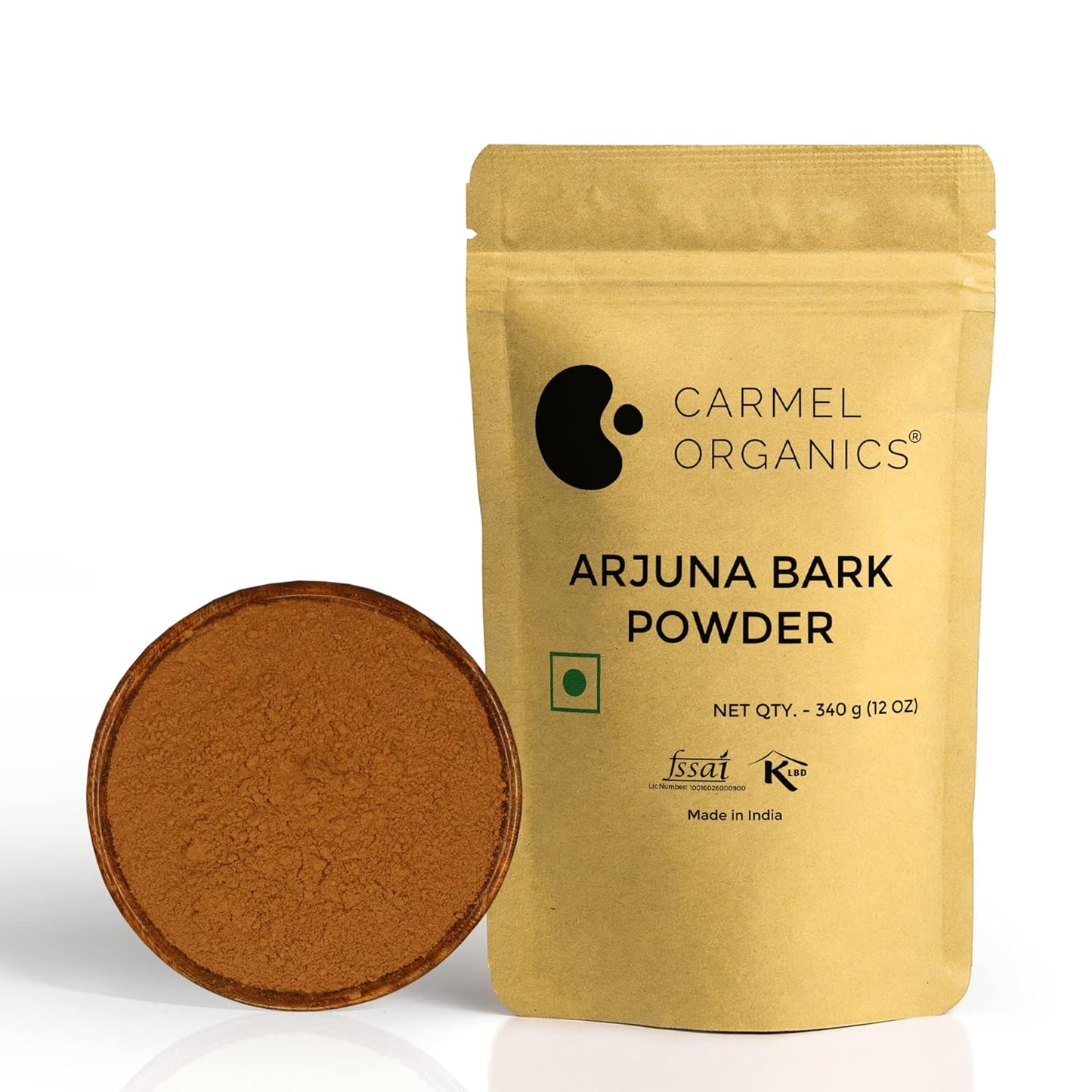 Carmel Organics Arjuna Bark Powder - 340 gms