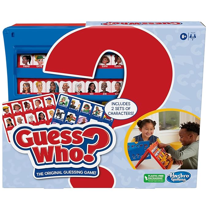Hasbro Gaming Guess Who Board Game for Kids Ages 6+