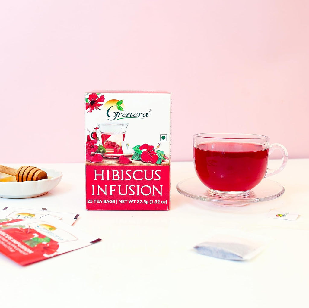 Grenera Hibiscus Tea - 25 Bags (Pack of 2)