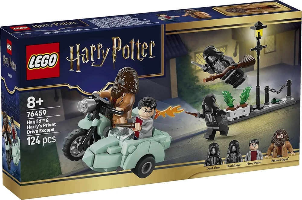 Lego Harry Potter Hagrid & Harry’s Privet Drive Escape - Building Set - Motorcycle Toy - 76459