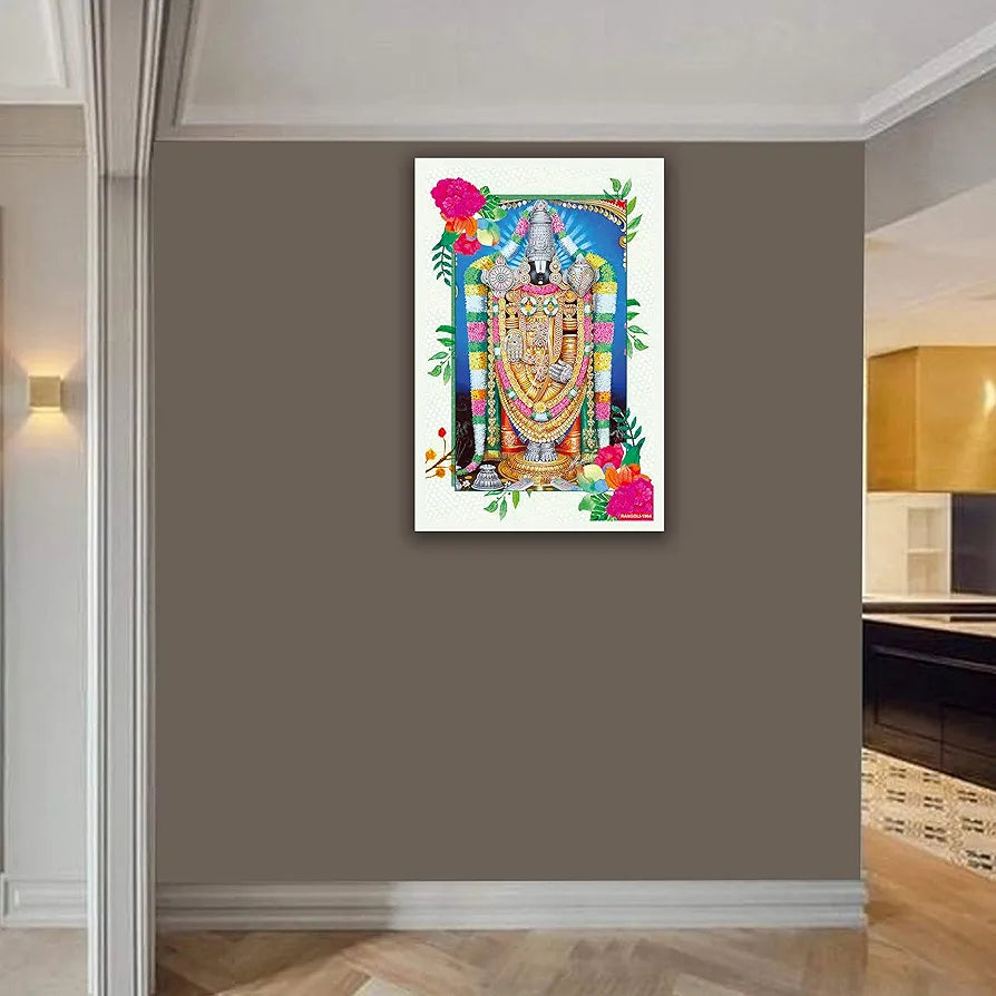 Rangoli MDF Wall Stick Decorative Panel 12x18 Wall Art P-1 Design-16