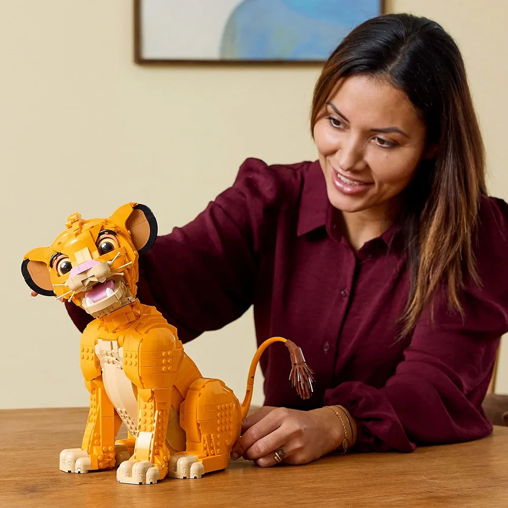 Lego ǀ Disney Young Simba The Lion King Building Set 43247 Building Blocks for 18+ Gift
