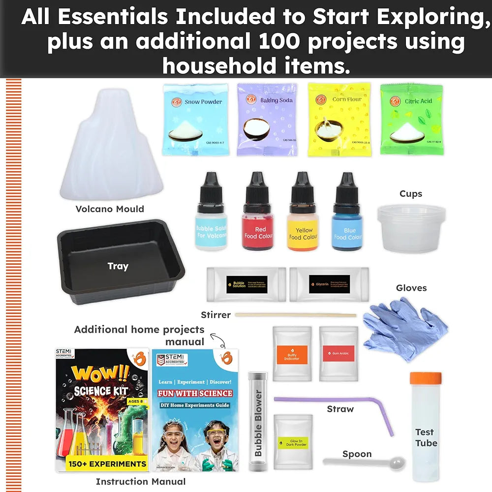 Butterfly EduFields 150+ Science Experiment Kit for Boys Girls Ages 8-10-12-14 Year Old Kids Birthday Gift for Kids Stem Learning Toys