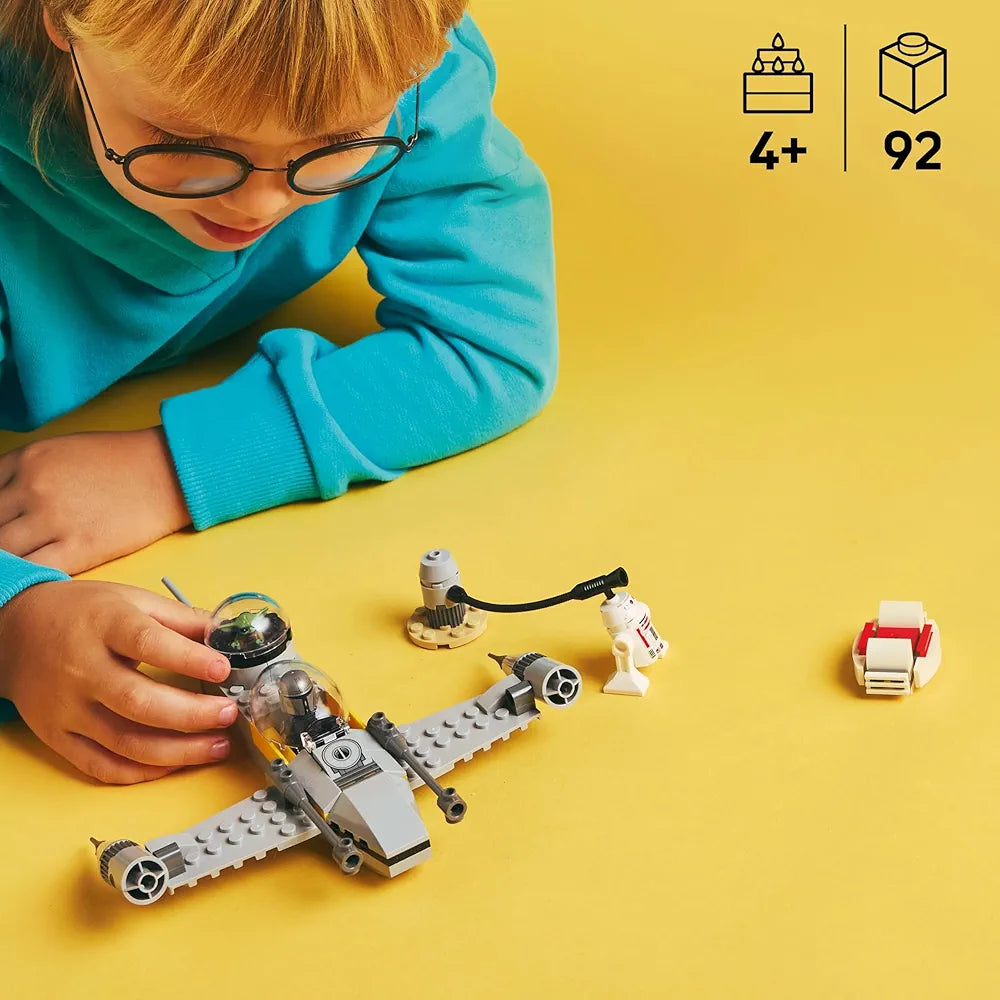 Lego Star Wars Mando and Grogu’s N-1 Starfighter Building Toy 75410 Building Blocks Toys for 4+ Gift for Boys and Girls