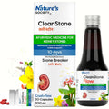 The Nature's Society Â® CleanStone Kidney Stone Removal Medicine | 10 Days Ayurvedic Medicine For Kidney Detox | Patharchatta Juice Extract & 7 Other Herbal Extracts | 200ml Syrup + 20 Capsules Pack