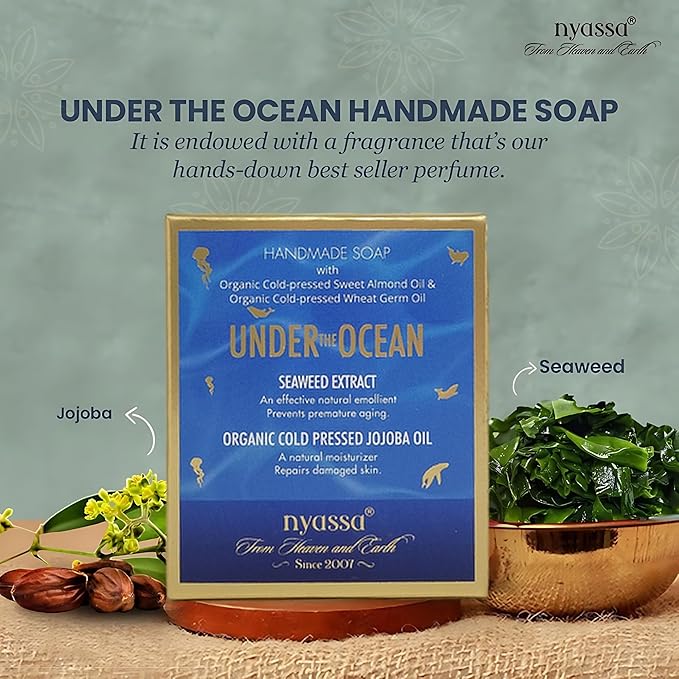 Nyassa Under the Ocean Natural Bathing Handmade Soap - 150 Gms