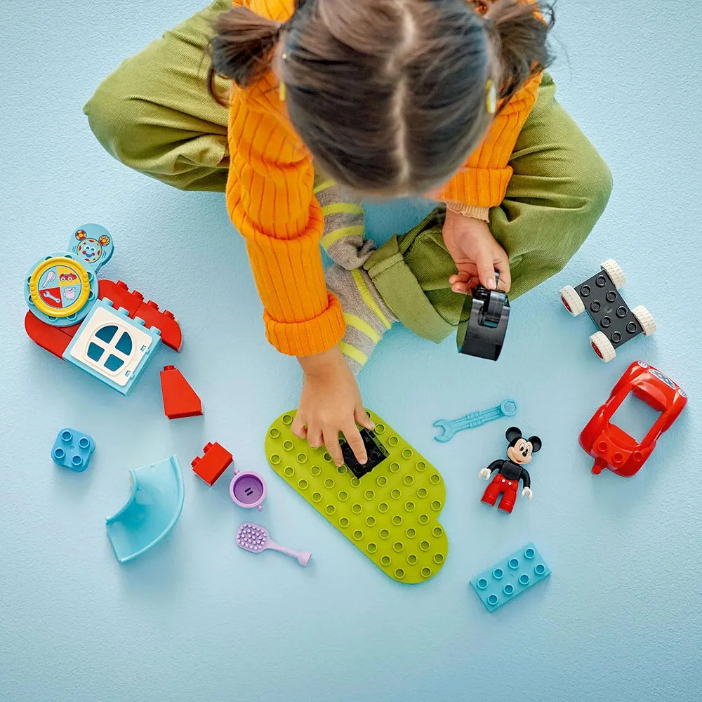 Lego Duplo Disney Mickey Mouse Clubhouse & Car Building Kit 10454 Building Blocks Toys for 2+ Gift for Boys and Girls