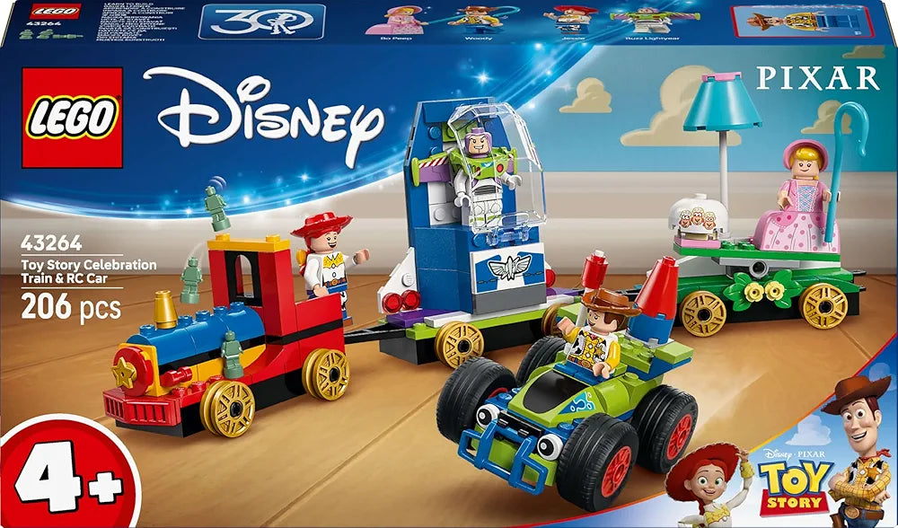 Lego Disney and Pixar’s Toy Story Celebration Train & RC Car Building Playset 43264 Building Blocks Toys for 4+ Gift for Boys and Girls