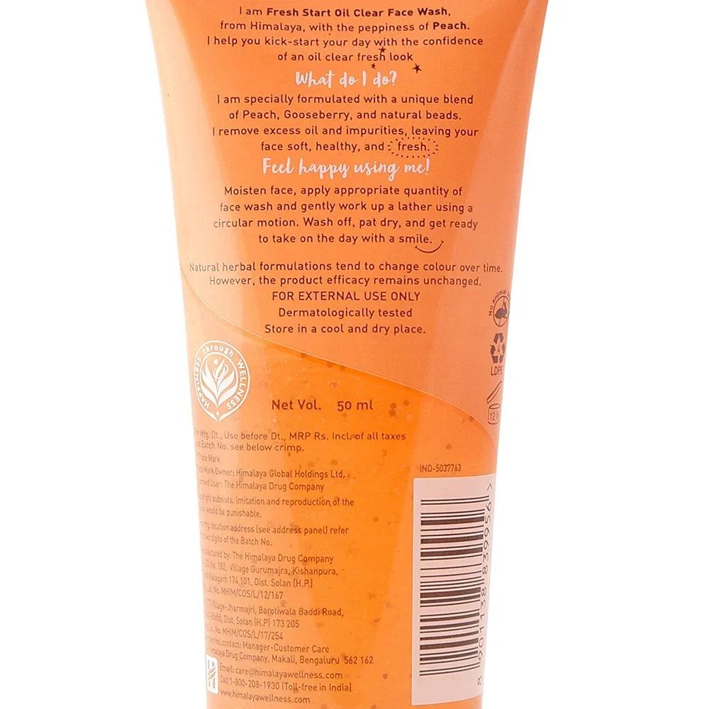 Himalaya - Fresh Start Oil Clear Peach Face Wash -50 ml