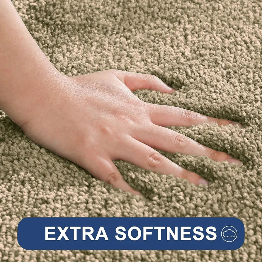 Luxe Home Bath Mat Super Soft Anti Skid Newman Mats for Bathroom Colour Gold