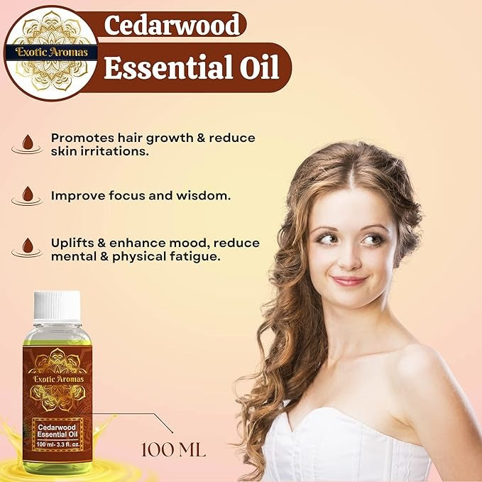 Exotic Aromas Cedarwood Essential Oil - 100 ml