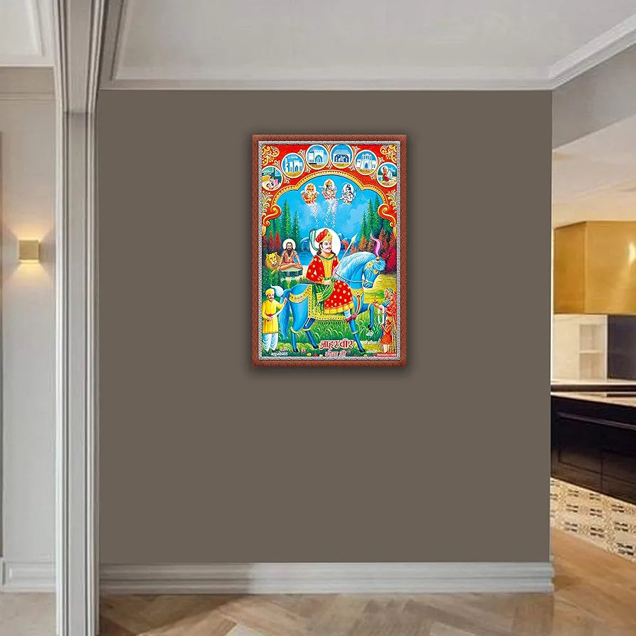 Rangoli MDF Wall Stick Decorative Panel 12x18 Wall Art P-1 Design-11