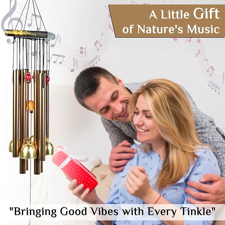 Zaicus Wind Chime Metal Hanging Bell Windchime 52cm Wind Chime-024