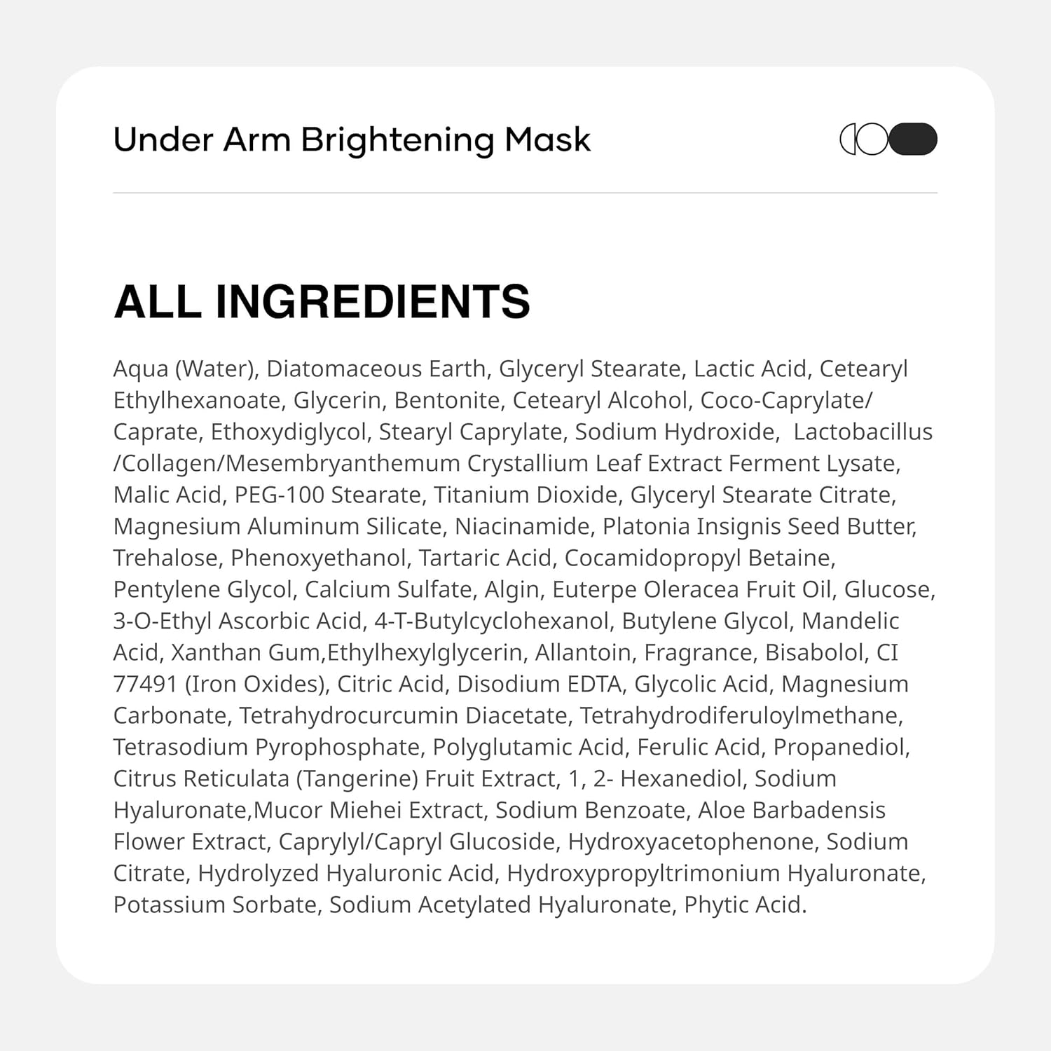 Cureskin Under Arm Brightening Cream Mask with Lactic Acid, Glycolic Acid & Malic Acid | Dark Underarms & Hyperpigmentation | Under Arm Dark Removing Cream, 50 g (Pack of 1)