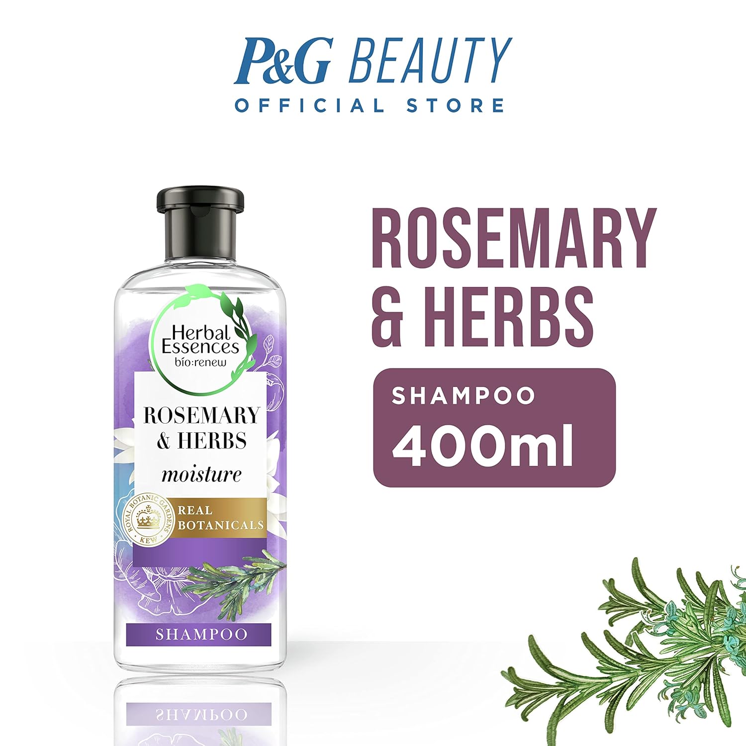 Herbal Essences Rosemary and Herbs Shampoo - 400 ml