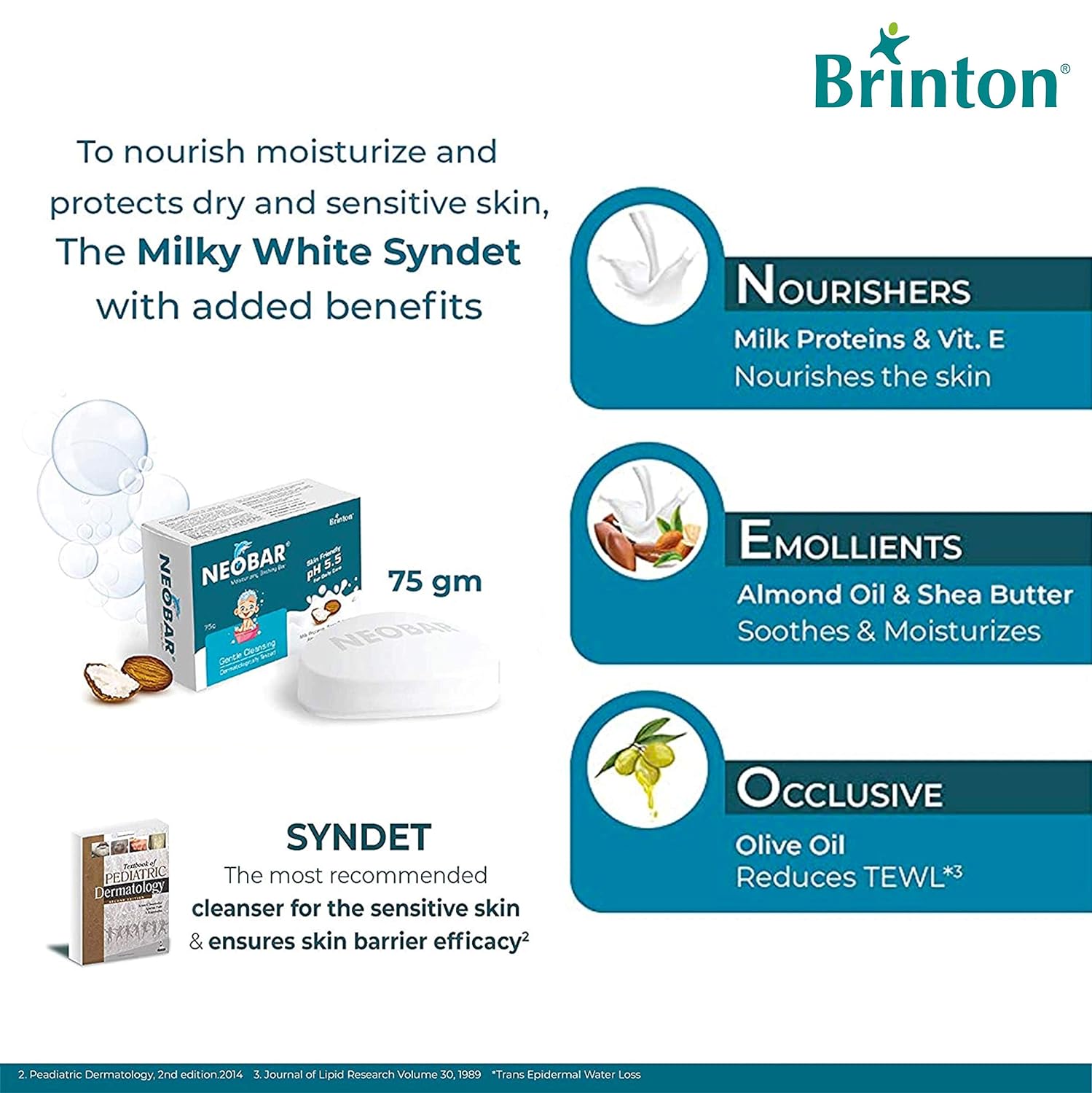Brinton Neobar Baby Soap Pack of 2 - 75 gms