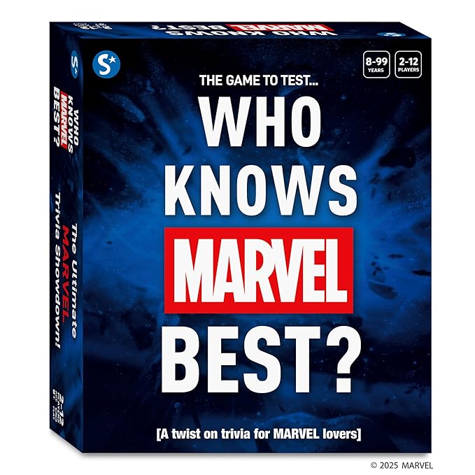 Skillmatics Card Game Who Knows Marvel Best Ages 8, 9, 10 and Up