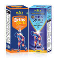 Max Ayurveda Orthoguru Capsules & Oil for Muscle and Joint Pain (30 Capsules + 100ml Oil)
