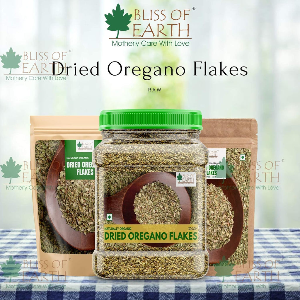 Bliss of Earth 100Gm Naturally Organic Dried Oregano Flakes For Seasoning On Pizza & Pasta