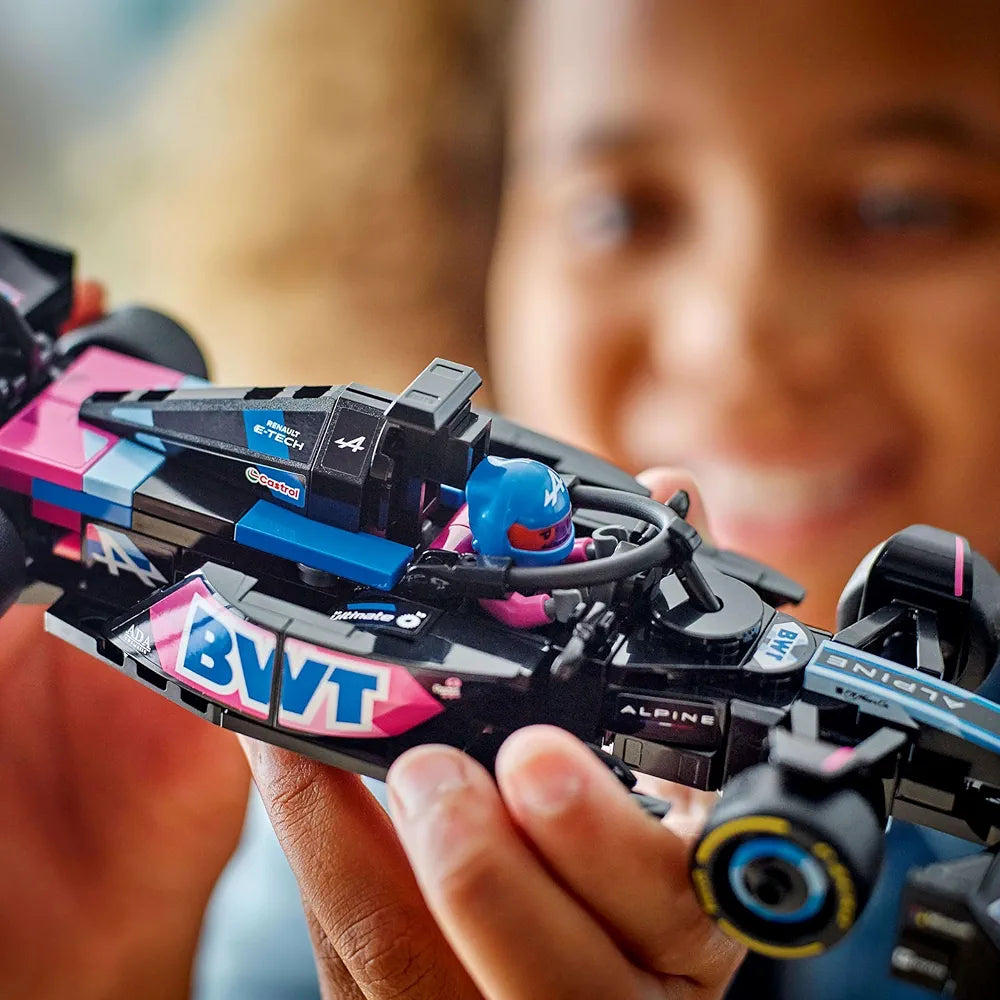 Lego Speed Champions BWT Alpine F1 Team A524 Race Car Toy Vehicle 77248 Building Blocks Toys for 10+ Gift for Boys and Girls