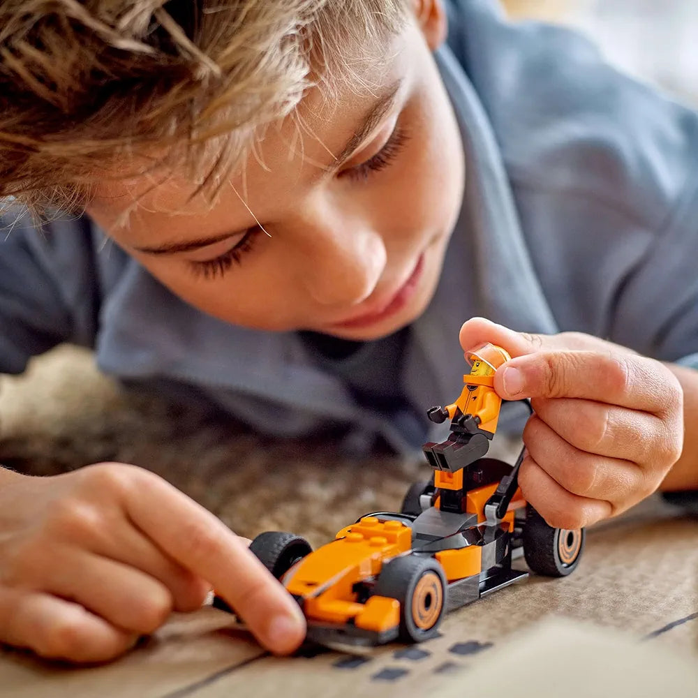 Lego City F1 Driver with McLaren Race Car Mini Vehicle Toy Playset 60442 Building Blocks Toys for 6+ Gift for Boys and Girls