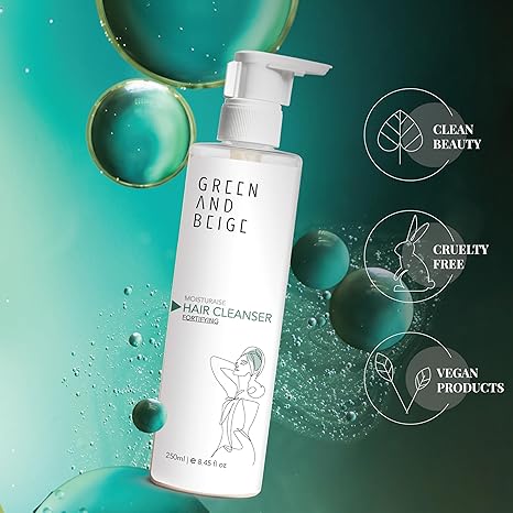 Green And Beige Moisturaise Fortifying Hair Cleanser - 100 ml
