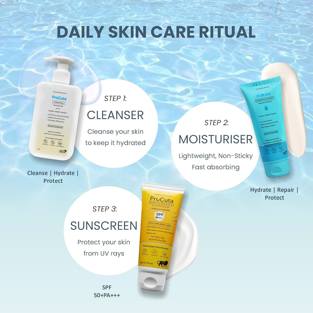 Ceramide & Peptide Face Moisturizer 100g | 48-Hour Hydration & Skin Barrier Repair Cream | Hyaluronic Acid, Niacinamide, Vitamin C, Vitamin E & Squalane | Non-Greasy Face Moisturizer for Normal to Dry Skin
