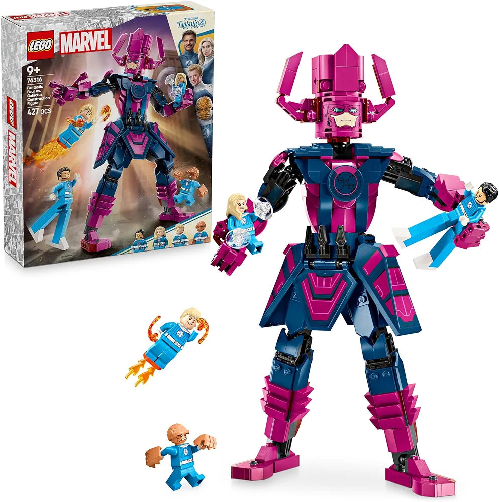 Lego Marvel Fantastic Four vs Galactus Construction Figure 76316 Building Blocks Toys for 9+ Gift for Boys and Girls